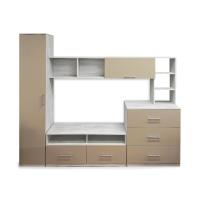 Стенка для гостиной Бенедикт сосна лофт/мдф вижн матовый