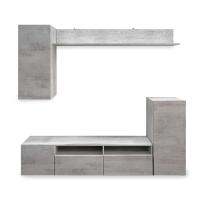 Стенка для гостиной Анже Сосна лофт/камень светлый