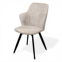 Стул Йорк NEW Поворотный, BL03-бежевый+нога 360F40 черный