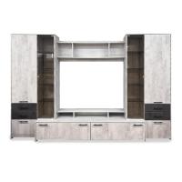 Стенка для гостиной Бове Сосна лофт/камень светлый