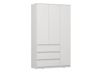 Шкаф ШР-3 Сити с ящиками Белый