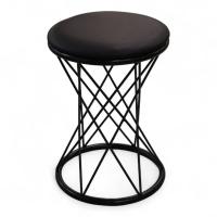 Табурет АГОН СТ 04 Черный, в/кожа №12 /Черный