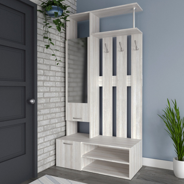 Прихожая БН-208,1000*360*2100 (Сосна Лофт) 