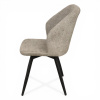 Стул Бьянка NEW Поворотный BL04-бежево-серый+нога 360F40 черный