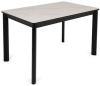 Стол Римини-мини белый мрамор/черный