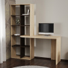 Стол со стеллажом НИМ дуб сонома/венге