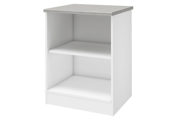 Уют СТЛ.275.05 Шкаф напольный 60 Белый/Бетон