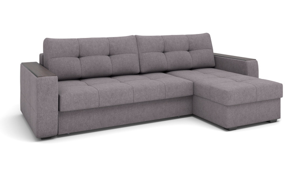 Диван угловой Сиэтл Hope  07 , декор структурный кофе