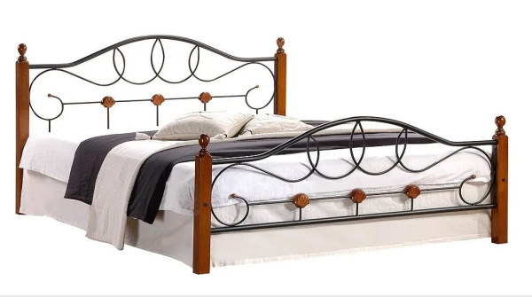 Кровать 822 140*200 с основанием металл