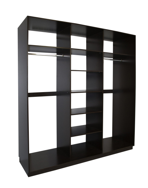 Каркас Шкафа-купе БН-61 трех дверный (2100)2200х2100х600/венге