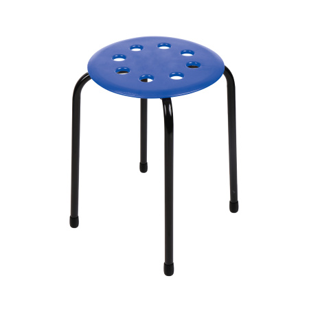 Табурет ТП01 пластм.сиденье/синий