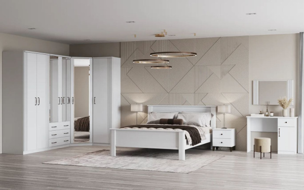 Диана Мод.Д1 Тумба прикроватная лам. белый