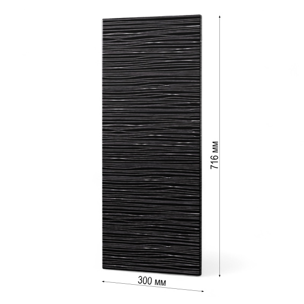 Фасад  ЧЕРНЫЙ СТРАЙП 300