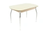 Стол Ривьера СВ  стекло молочное/ЛДСП Венге
